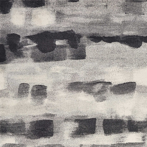 HomeRoots 8' Abstract Area Rug in Gray, Black & Ivory - Modern Design for Sophisticated Home Décor and Comfort 6' X 9' 353066