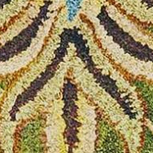 Homeroots 5' X 8' Green And Red Wool Floral Vines Hand Tufted Area Rug  Wool 353139