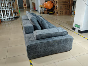 English Elm Sofa Modular Loveseat Antique Grey with Ultra-Dense Foam, Deep Seats, Orthopedic Support, Easy Assemble W1960S00008