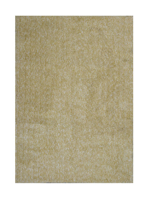 Homeroots 2' X 4' Polyester Yellow Heather Area Rug  Polyester 353415