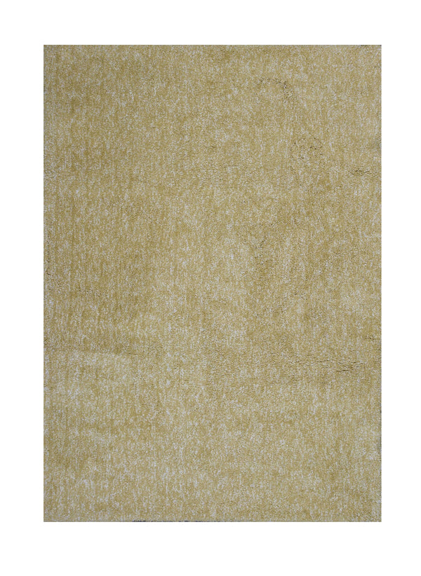 Homeroots 2' X 4' Polyester Yellow Heather Area Rug  Polyester 353415