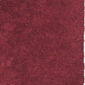 Homeroots 2' X 4' Red Indoor Shag Rug  Polyester 353422