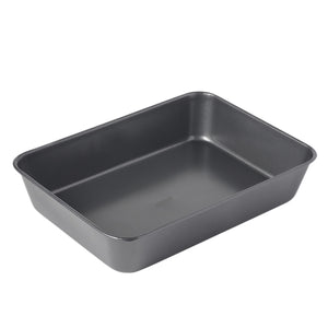 Lenox Dtoc Carbon Steel Roasting Pan with Silicone Nonstick Coating for Even Oven Heat 35357L21