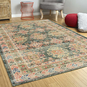 Homeroots 3' X 5' Charcoal Medallion Hand Woven Distressed Area Rug  Jute 353626
