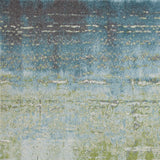 Homeroots 3' X 5' Blue And Green Abstract Brushstrokes Area Rug  Polypropylene 353633