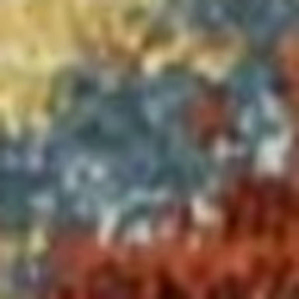 HomeRoots 7' Bold Blue, Red & Orange Abstract Area Rug - Durable, Stylish, Perfect for Modern Living Spaces 3' x 5' 353635