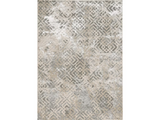 Homeroots 3' X 5' Sand Geometric Distressed Area Rug  Polyester 353744