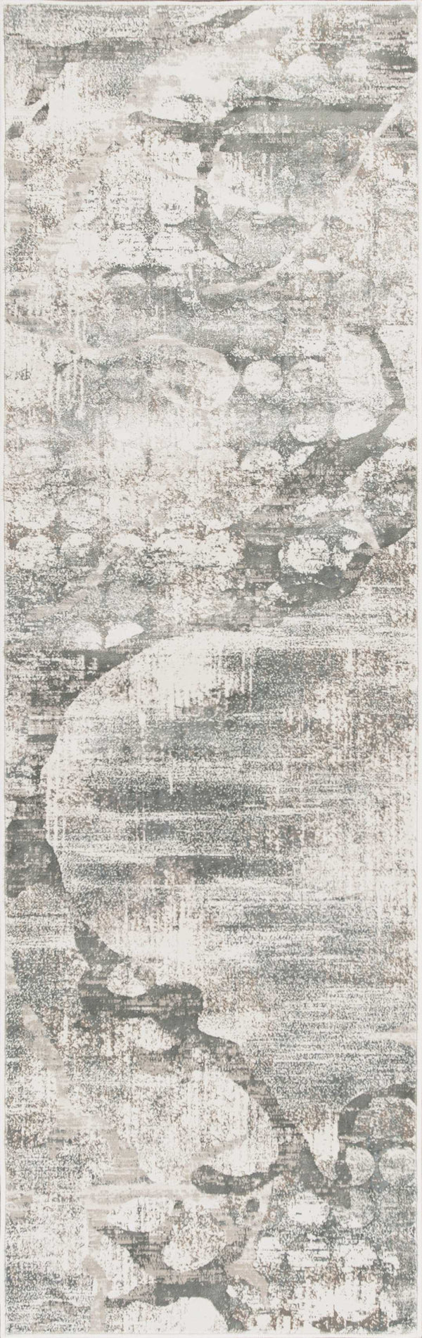 Homeroots 7' X 7' Ivory Runner Rug  Polypropylene 353787