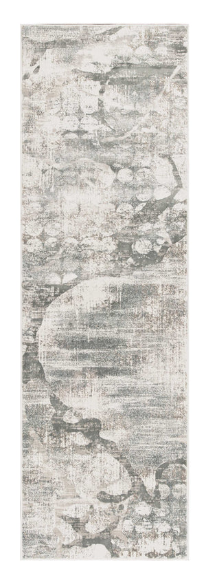 Homeroots 7' X 7' Ivory Runner Rug  Polypropylene 353787