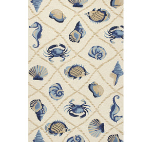 Homeroots 3' X 5' Sand Hand Tufted Area Rug  Polypropylene 353837