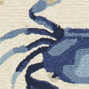 Homeroots 3' X 5' Sand Hand Tufted Area Rug  Polypropylene 353837