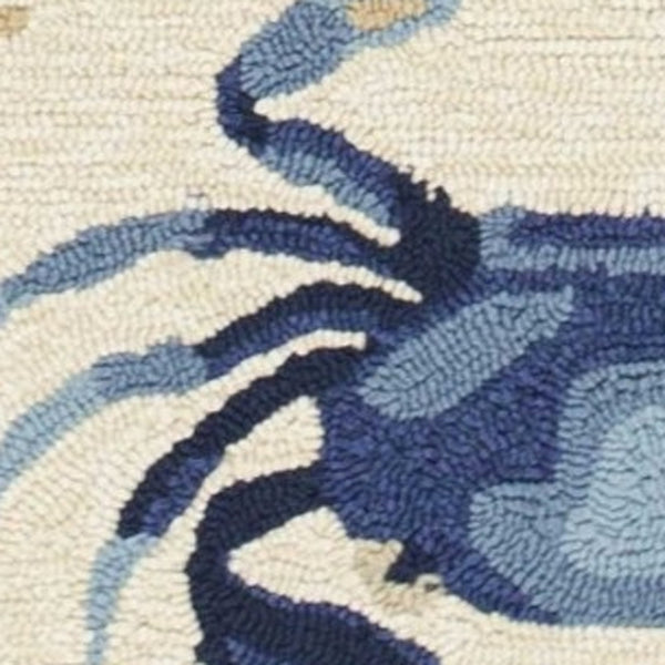 Homeroots 3' X 5' Sand Hand Tufted Area Rug  Polypropylene 353837