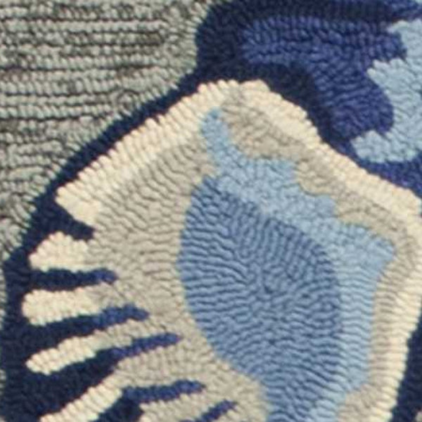HomeRoots 8' Gray Abstract Area Rug - Stylish Indoor/Outdoor Design, Durable, Easy to Clean, Perfect for Any Space 3' x 5' 353838