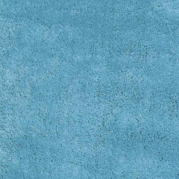 HomeRoots 8' Blue Hand-Woven Round Rug - Artisan Crafted, Durable Polyester, Perfect for Cozy Living Spaces 8' Runner 353882