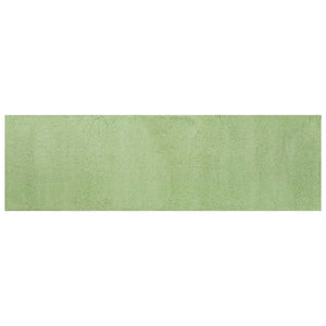 Homeroots 2' X 7' Spearmint Green Plain Runner Rug  Polyester 353883
