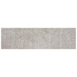 Homeroots 8' Ivory Heather Indoor Shag Runner Rug  Polyester 353884