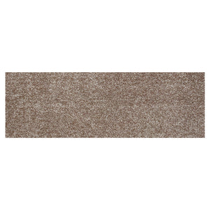 Homeroots 8' Beige Heather Plain Runner Rug  Polyester 353885