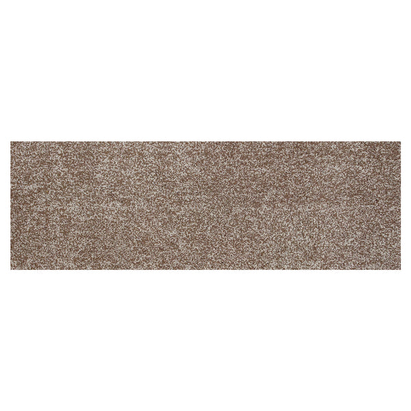 Homeroots 8' Beige Heather Plain Runner Rug  Polyester 353885