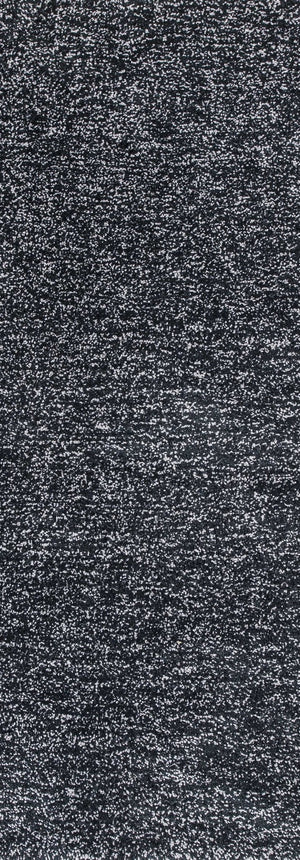 HomeRoots 8' Hand-Woven Black and White Round Rug - Artisan Crafted, Durable, Contemporary Style for Your Home 8' Runner 353887