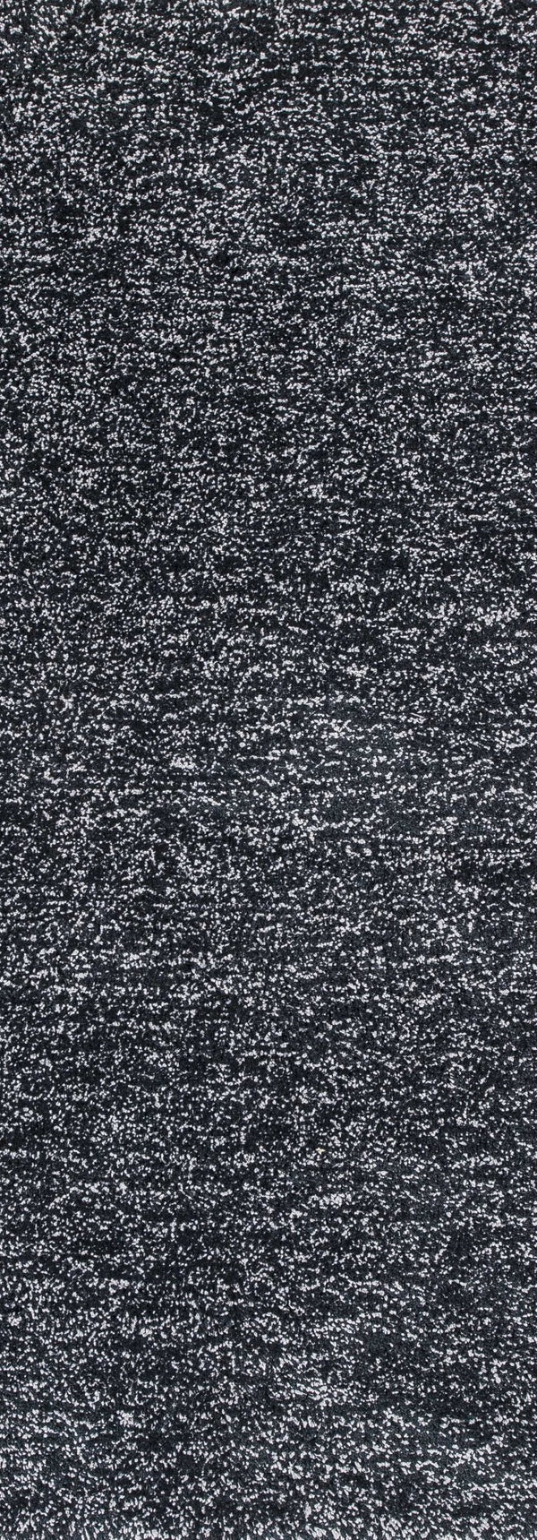 HomeRoots 8' Hand-Woven Black and White Round Rug - Artisan Crafted, Durable, Contemporary Style for Your Home 8' Runner 353887