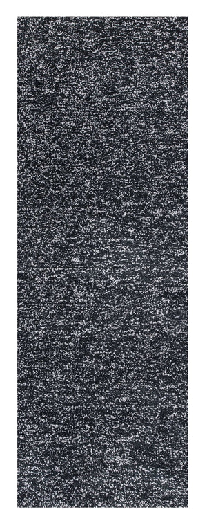HomeRoots 8' Hand-Woven Black and White Round Rug - Artisan Crafted, Durable, Contemporary Style for Your Home 8' Runner 353887