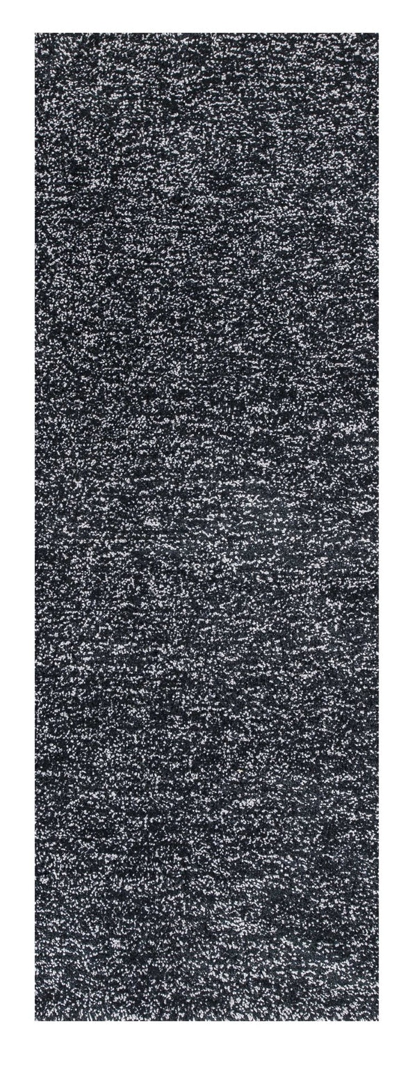 HomeRoots 8' Hand-Woven Black and White Round Rug - Artisan Crafted, Durable, Contemporary Style for Your Home 8' Runner 353887
