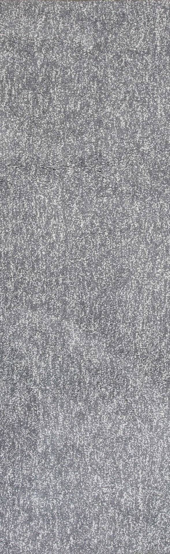 HomeRoots 8' Gray Round Hand-Woven Area Rug - Artisan Crafted, Soft Polyester for Comfort and Timeless Style 8' Runner 353889