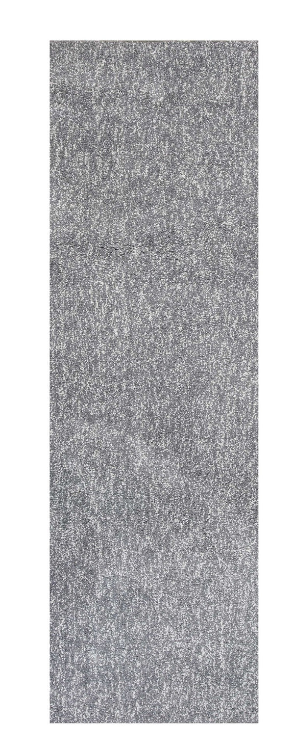 HomeRoots 8' Gray Round Hand-Woven Area Rug - Artisan Crafted, Soft Polyester for Comfort and Timeless Style 8' Runner 353889
