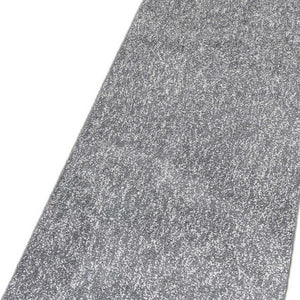 HomeRoots 8' Gray Round Hand-Woven Area Rug - Artisan Crafted, Soft Polyester for Comfort and Timeless Style 8' Runner 353889
