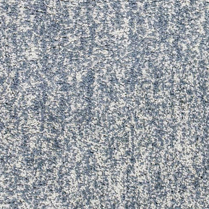 Homeroots 8' Slate Heather Plain Runner Rug  Polyester 353891