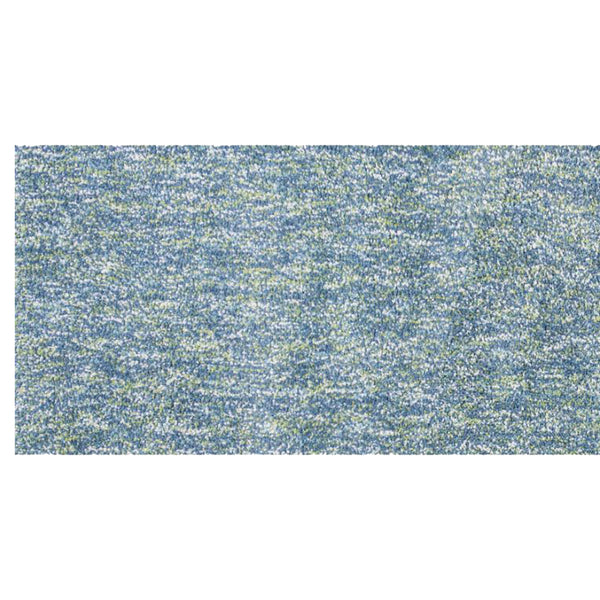 Homeroots 8' Seafoam Heather Indoor Shag Runner Rug  Polyester 353892