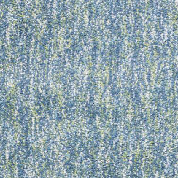 Homeroots 8' Seafoam Heather Indoor Shag Runner Rug  Polyester 353892