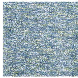 HomeRoots 8' Blue and White Abstract Hand-Woven Rug – Modern Artistry for Living Rooms, Durable & Easy Care 8' Runner 353892