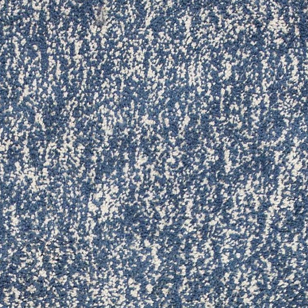HomeRoots 5' Hand-Woven Indigo and Ivory Abstract Area Rug - Contemporary Design for Modern Spaces 8' Runner 353893