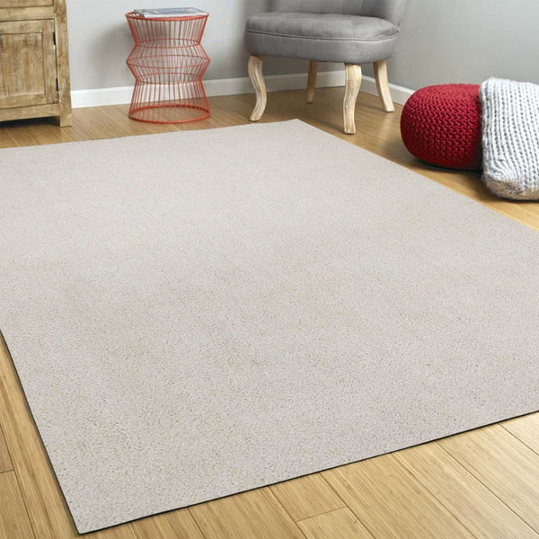 HomeRoots 8' Ivory Hand-Woven Round Rug – Timeless Artisanal Design for Elegant Living Spaces and Durability 8' Runner 353894