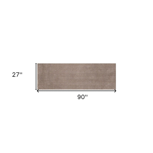 HomeRoots 8' Hand-Woven Beige Round Rug - Elegant, Durable Design for Modern and Classic Interiors, 96-Inch Diameter 8' Runner 353895