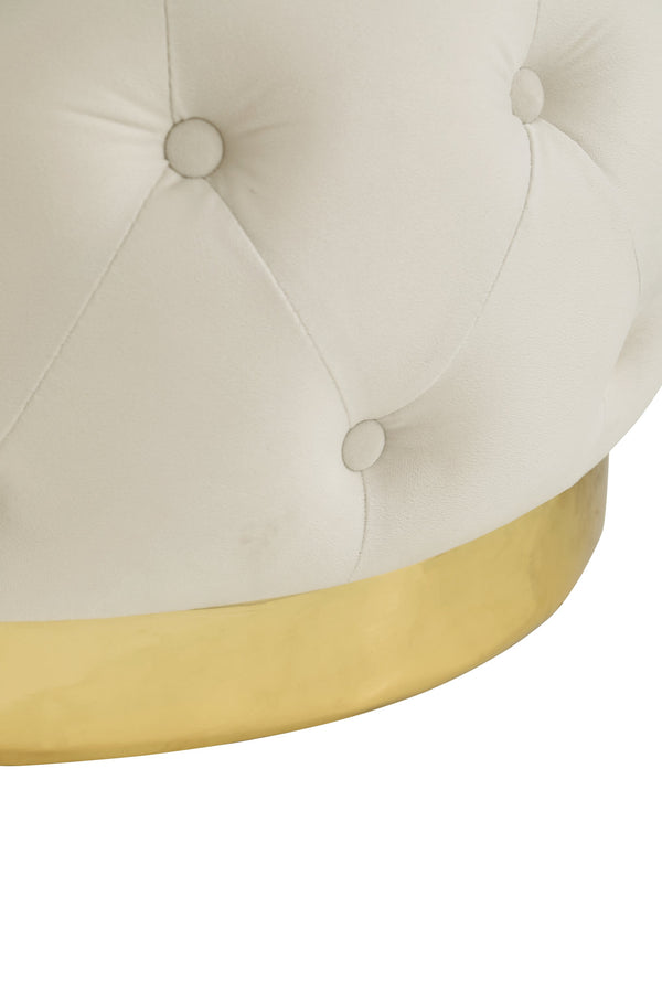 English Elm 360 Degree Swivel Cuddle Barrel Accent Storage Chairs Plush Velvet Round Armchair with Hidden Storage and Luxurious Comfort Beige W1420P198930