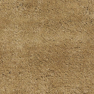 Homeroots 8' Gold Indoor Shag Runner Rug  Polyester 353900