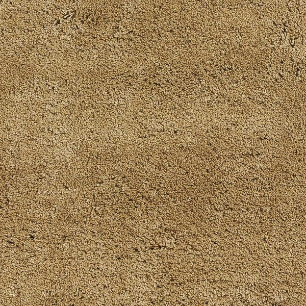 Homeroots 8' Gold Indoor Shag Runner Rug  Polyester 353900