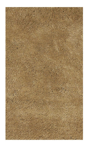 Homeroots 8' Gold Indoor Shag Runner Rug  Polyester 353900