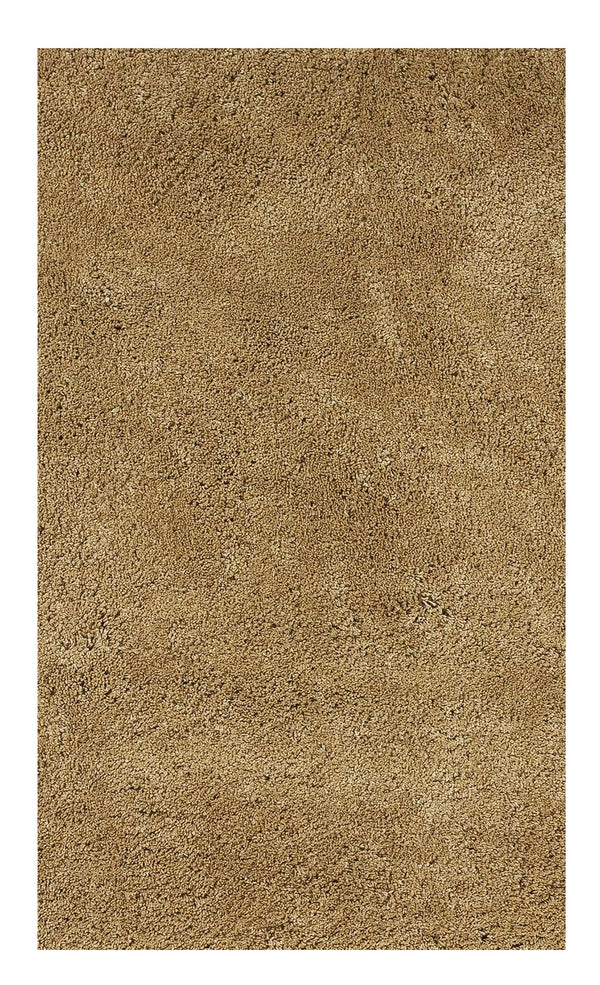 Homeroots 8' Gold Indoor Shag Runner Rug  Polyester 353900
