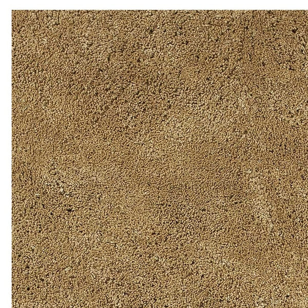 Homeroots 8' Gold Indoor Shag Runner Rug  Polyester 353900