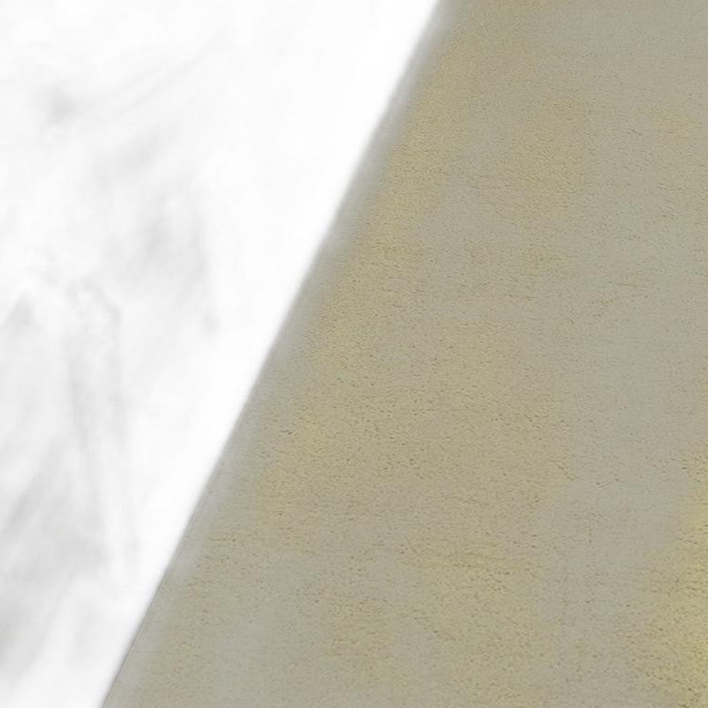 Homeroots 8' Canary Yellow Plain Runner Rug  Polyester 353903