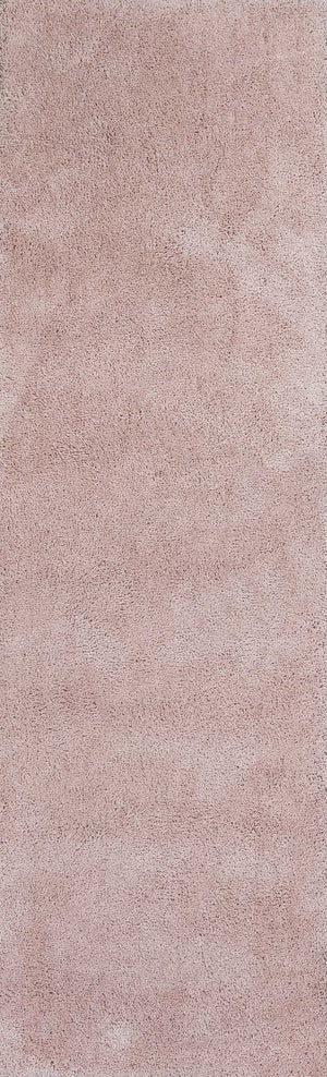 HomeRoots 8' Hand-Woven Pink Round Rug - Artisanal Charm, Soft Polyester, Durable & Stylish for Any Space 8' Runner 353904