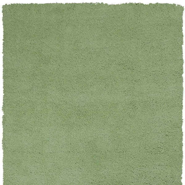 HomeRoots 8' Green Round Hand-Woven Area Rug - Artisan Crafted, Versatile Design for Living Spaces & Dining Rooms 3' X 5' 353913