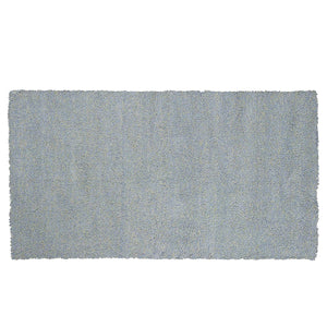 Homeroots 3' X 5' Blue Heather Plain Area Rug  Polyester 353916