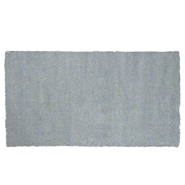 Homeroots 3' X 5' Blue Heather Plain Area Rug  Polyester 353916