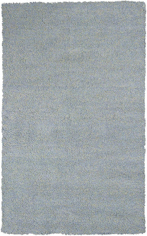Homeroots 3' X 5' Blue Heather Plain Area Rug  Polyester 353916