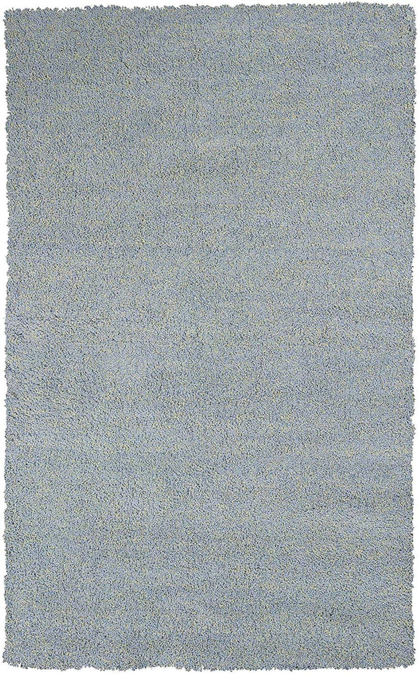 Homeroots 3' X 5' Blue Heather Plain Area Rug  Polyester 353916