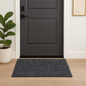 HomeRoots 8' Hand-Woven Black and White Round Rug - Artisan Crafted, Durable, Contemporary Style for Your Home 3' X 5' 353917